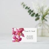 Carte de visite Florale Classique (Debout devant)