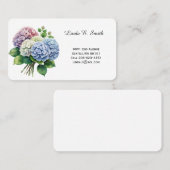 Carte de visite Florale Classique (Devant / Derrière)