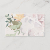 Carte de visite florale élégante (Dos)