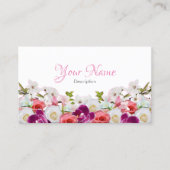 Carte de visite florale - II (Devant)