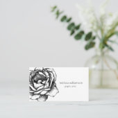 Carte De Visite Florale Minimaliste (Debout devant)