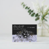 Carte De Visite Florales tourbillonnant - (Debout devant)