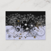 Carte De Visite Florales tourbillonnant - (Dos)
