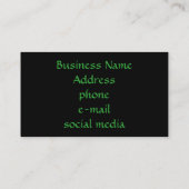 Carte De Visite Floraux roses floraux violets hydrangées oranges (Dos)