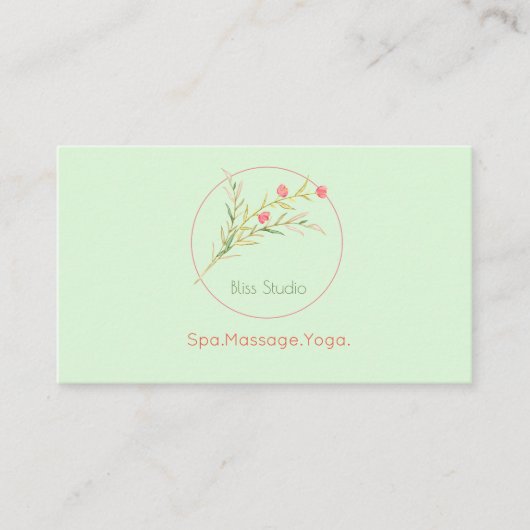 Carte De Visite Flore (Devant)