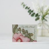 Carte De Visite Flore délicate n° 3 (Debout devant)