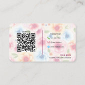 Carte De Visite Flore entièrement personnalisable (Dos)