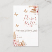 Flore Papillon Baisers Baby shower Déchets Raffin