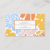 Carte De Visite Flore rétro (Dos)