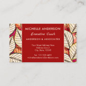 Carte De Visite Flore tropicale du textile africain  (Devant)