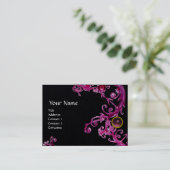 Carte De Visite FLORENTINE BAROQUE MONOGRAM GEM perle violette (Debout devant)