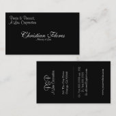 Carte De Visite Flores chrétien, avocat, presto et pré… (Devant / Derrière)