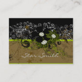 Carte De Visite Flores tourbillonnant (Dos)