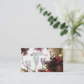 Carte De Visite Floriculture fleuriste fleuriste Business Ca (Debout devant)