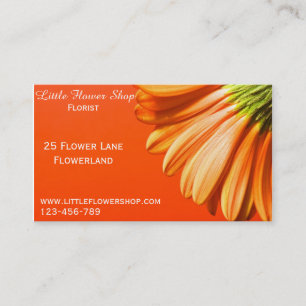 Carte De Visite Florist Flower Shop Entreprise design