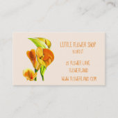 Carte De Visite Florist Flower Shop moderne simple entreprise (Devant)