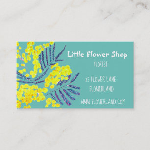 Carte De Visite Florist Flower Shop moderne simple entreprise