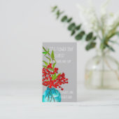 Carte De Visite Florist Flower Shop moderne simple entreprise (Debout devant)