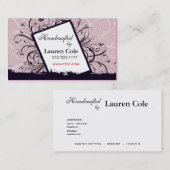 Carte De Visite Florista Handcrafted par les métiers faits sur (Devant / Derrière)