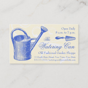 Carte De Visite Floriste de style Vintage ou boutique de jardin, j