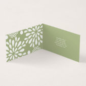 Carte De Visite Floriste minimaliste (Intérieur)