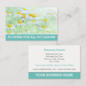 Carte De Visite Floristes et vendeurs de fleurs Florist (Devant / Derrière)