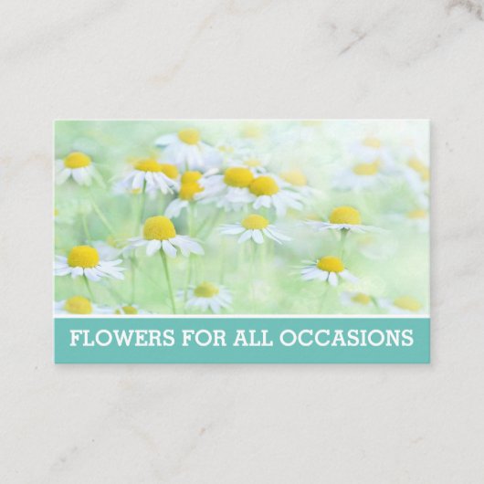 Carte De Visite Floristes et vendeurs de fleurs Florist (Devant)