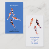 Carte de visite flottant de Koi (Devant / Derrière)