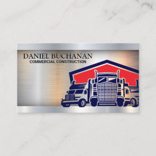 Carte De Visite Flotte de camions Transport Poids lourd