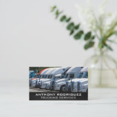 Carte De Visite Flotte de semi-camions | Services de transport (Debout devant)