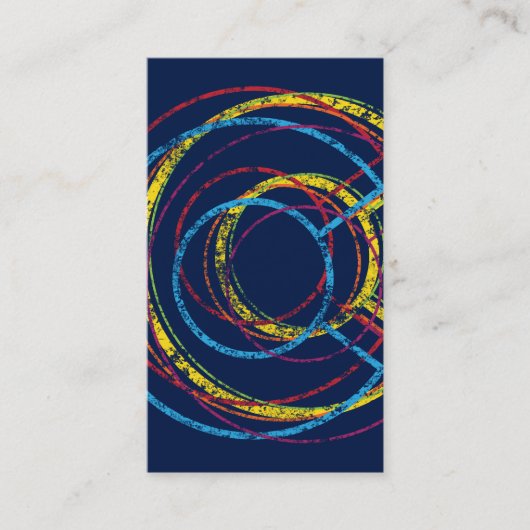 Carte De Visite flou colorado pride (Devant)