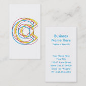 Carte De Visite flou colorado pride (Devant / Derrière)