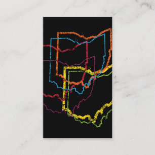 Carte De Visite flou de la fierté de l'ohio