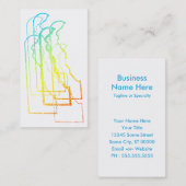 Carte De Visite flou de refroidissement du delaware (Devant / Derrière)