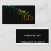 Carte De Visite flou de refroidissement hawaïen (Devant / Derrière)