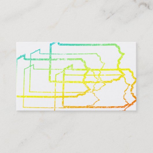 Carte De Visite flou de refroidissement pennsylvanie (Devant)