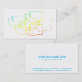 Carte De Visite flou de washington chill (Devant / Derrière)