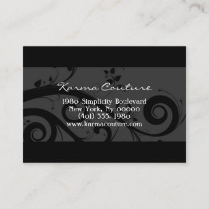 Carte De Visite flourish