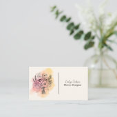 Carte De Visite Flower Designer/Flower Shop/Florist (Debout devant)