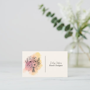 Carte De Visite Flower Designer/Flower Shop/Florist