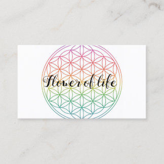 Carte De Visite Flower of life