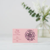 Carte De Visite Flower of Love (Henna) (Debout devant)