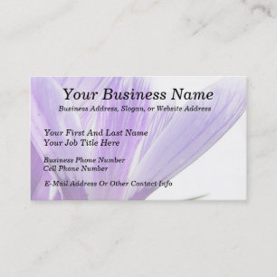 Carte De Visite Flower Time - Spring Crocus!