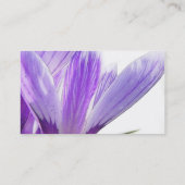 Carte De Visite Flower Time - Spring Crocus! (Dos)