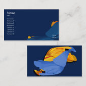 Carte De Visite Flowerpeel - affaires (Devant / Derrière)