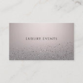 Carte De Visite Flush Pink Sparkly Parties scintillant Party Plani (Devant)