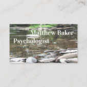 Carte De Visite Flux d'été professionnel Calme photo (Devant)