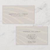 Carte De Visite Flux libre professionnel minimal (Devant / Derrière)