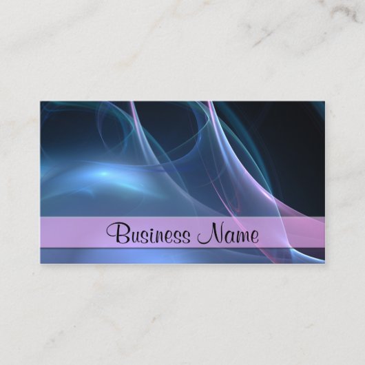 Carte De Visite Flux rose et bleu Sheer (Devant)