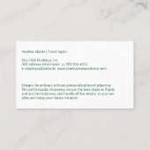 Carte De Visite Flying Computer Mouse | Travel Agency (Dos)